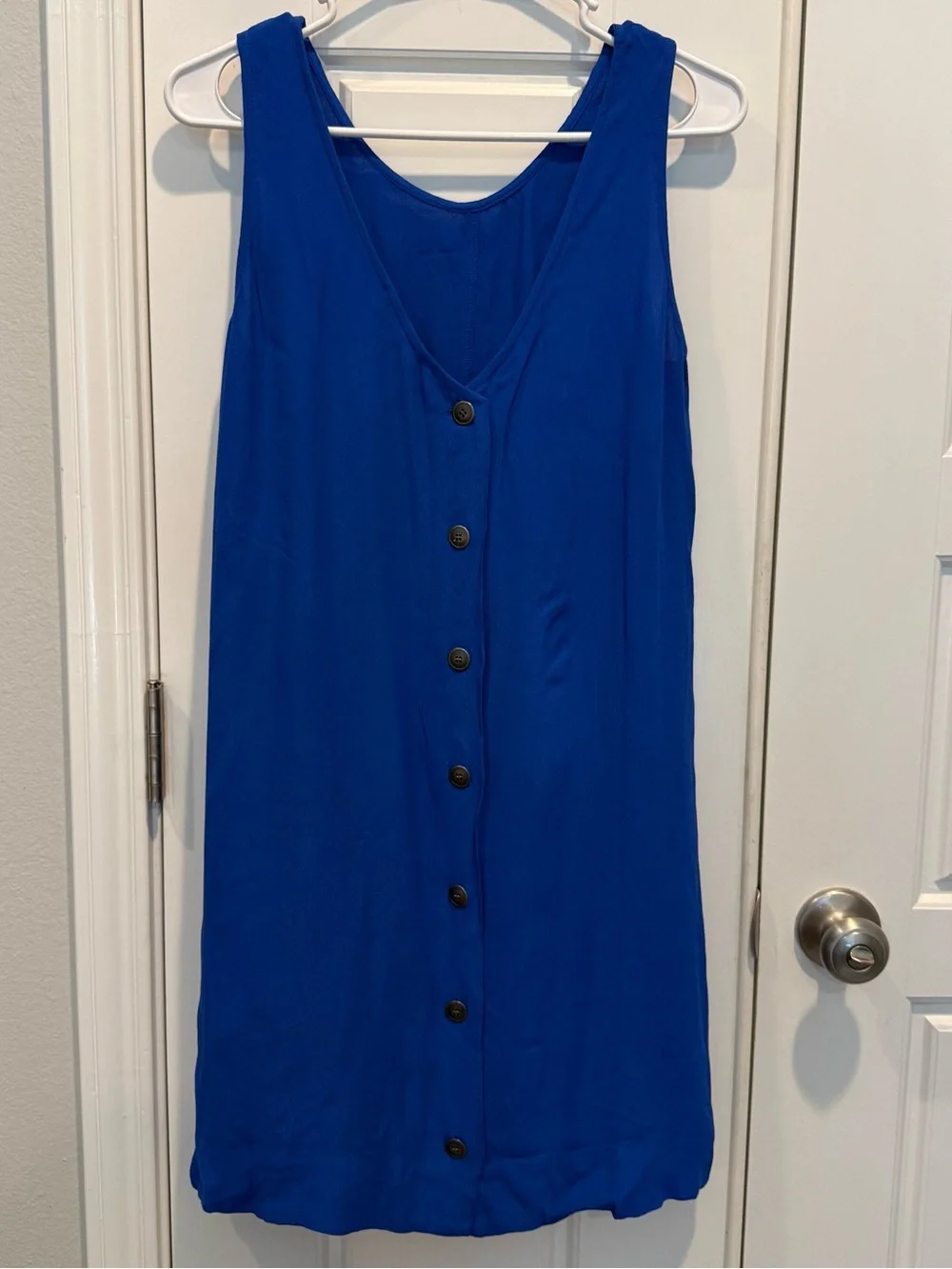 Madewell Royal Blue Dress Size XS - Picture 3 of 9